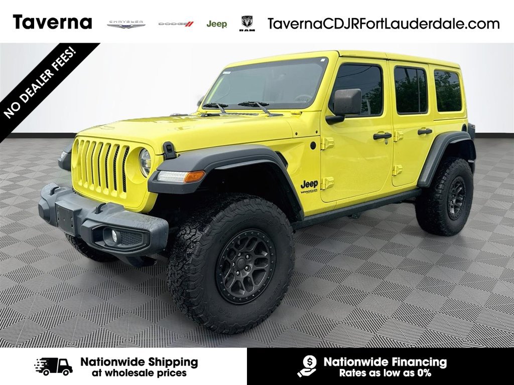 Certified 2022 Jeep Wrangler Unlimited Sport AWD/4WD image 1