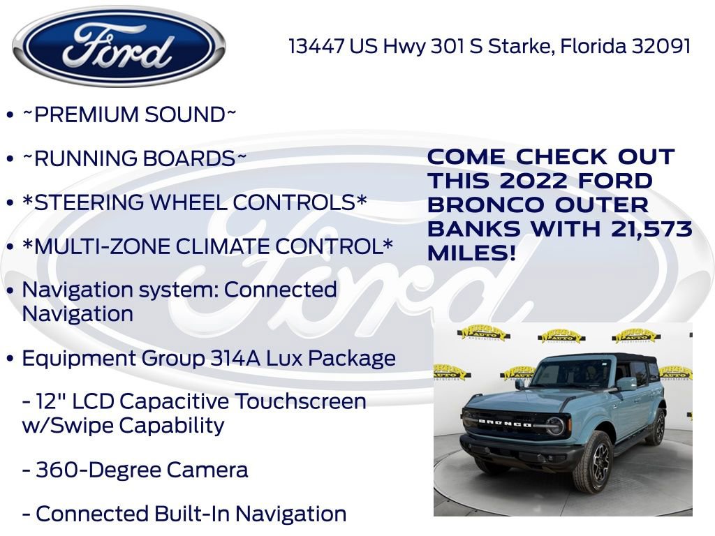 Certified 2022 Ford Bronco Outer Banks image 17