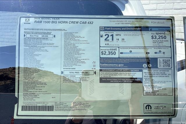 New 2026 RAM 1500 Big Horn image 16