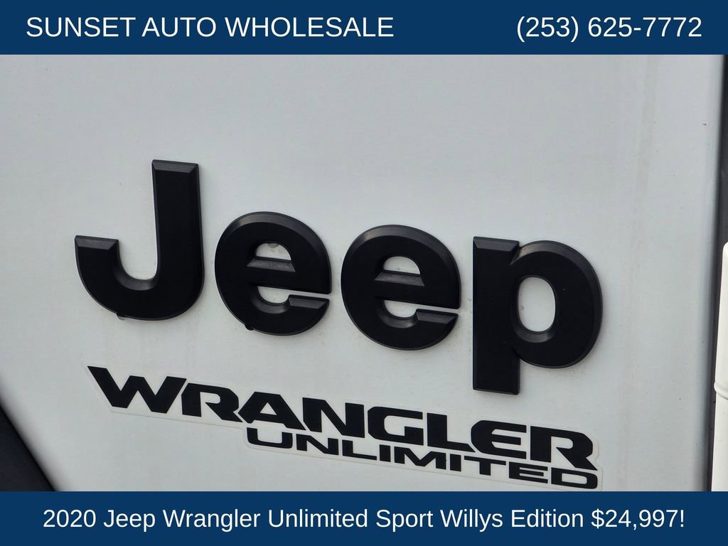 Used 2020 Jeep Wrangler Unlimited Willys image 28