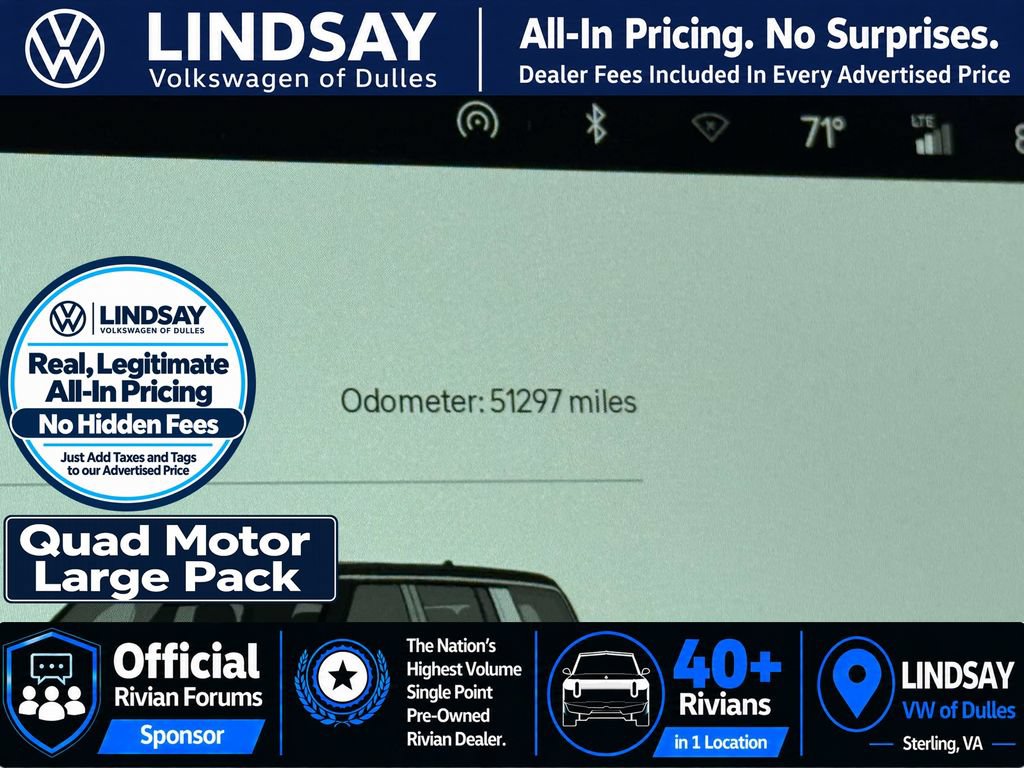 Used 2024 Rivian R1S Adventure Quad AWD/4WD image 31