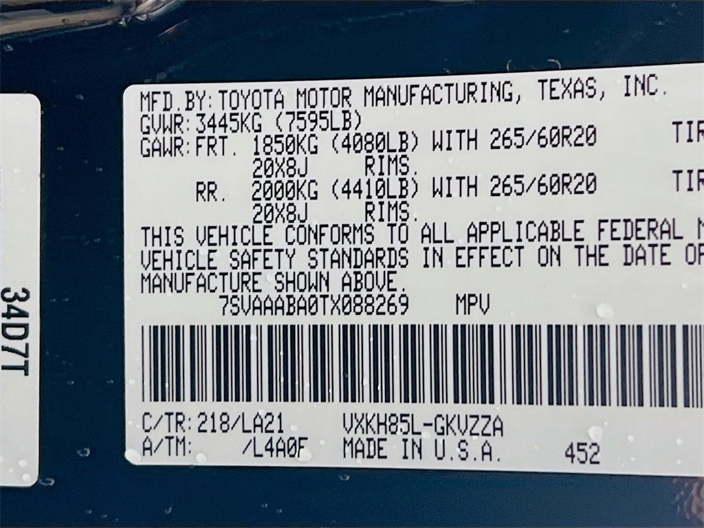 New 2026 Toyota Sequoia Platinum image 26