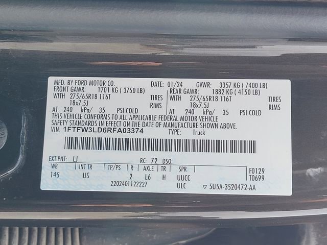 Used 2024 Ford F150 XLT w/ Mobile Office Package AWD/4WD image 15