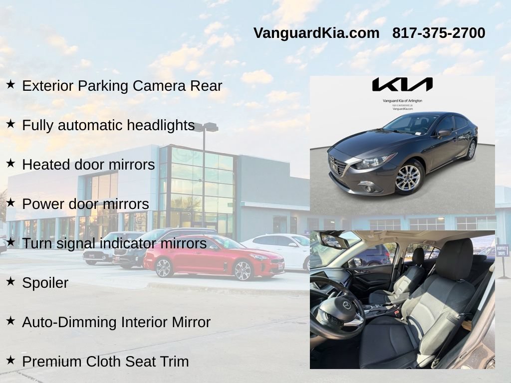 Used 2016 MAZDA MAZDA3 i Touring w/ Popular Equipment Package FWD image 12