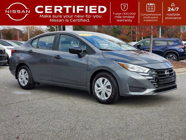 Certified 2025 Nissan Versa S w/ Trunk Package