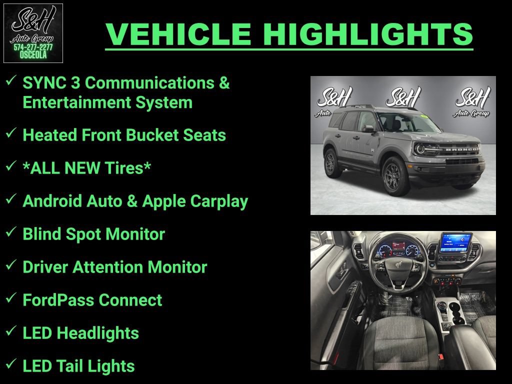 Used 2023 Ford Bronco Sport Big Bend w/ Convenience Package AWD/4WD image 3