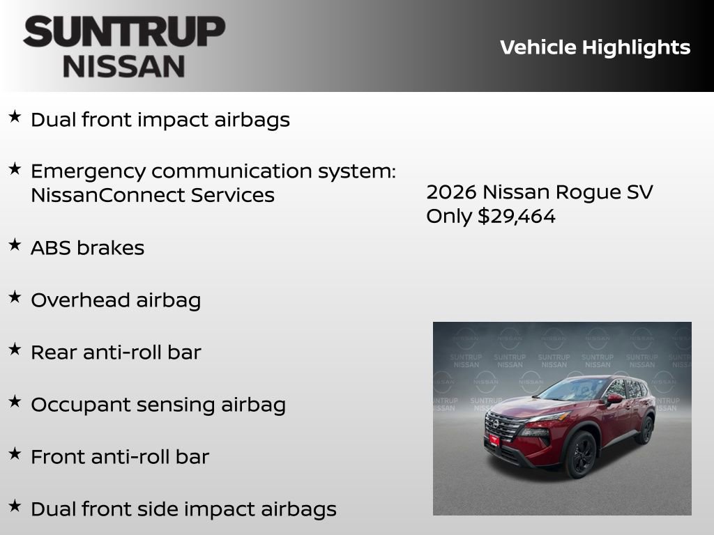 New 2026 Nissan Rogue SV AWD/4WD image 16