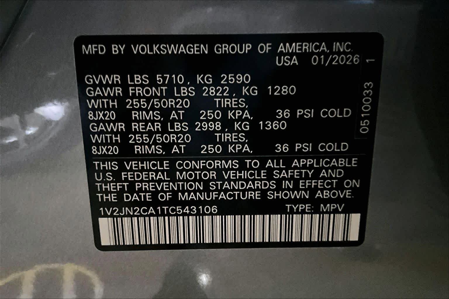 New 2026 Volkswagen Atlas SE FWD image 18
