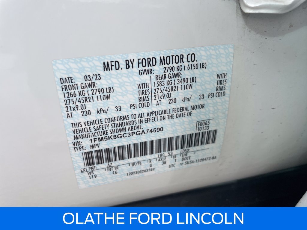 Certified 2023 Ford Explorer ST w/ Equipment Group 401A AWD/4WD image 18