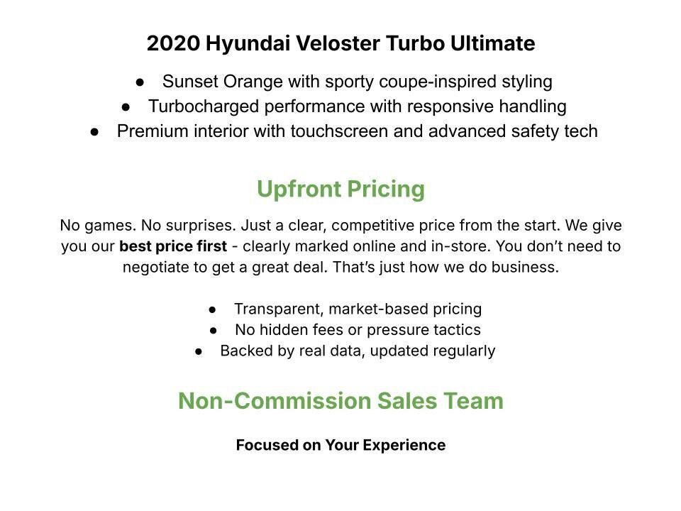 Used 2020 Hyundai Veloster Turbo Ultimate FWD image 3