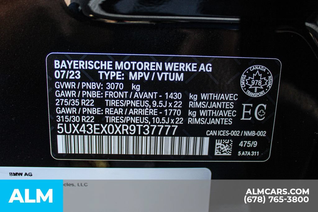 Used 2024 BMW X6 M60i AWD/4WD image 39