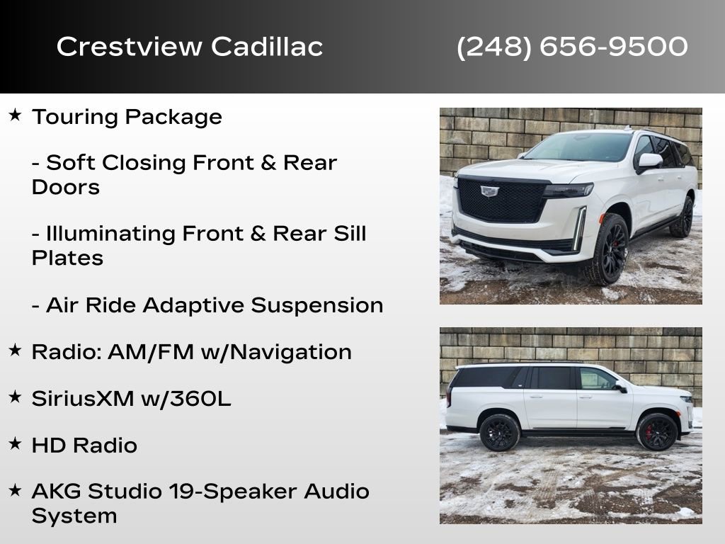 Certified 2024 Cadillac Escalade ESV Sport w/ LPO, ONYX Package image 36