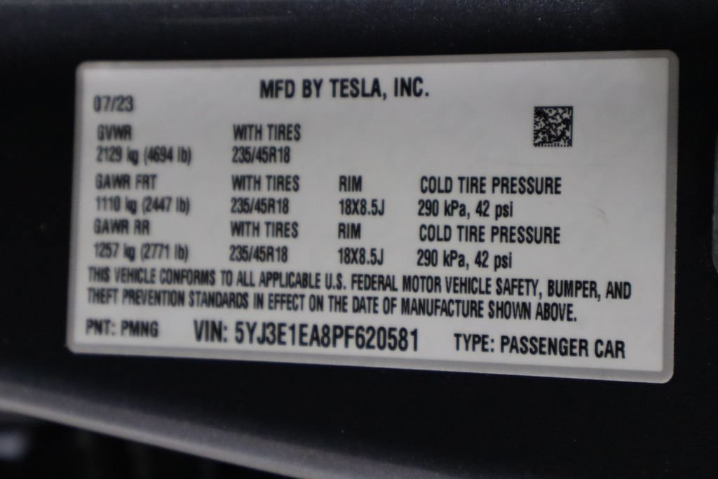 Used 2023 Tesla Model 3 Standard Range RWD image 41