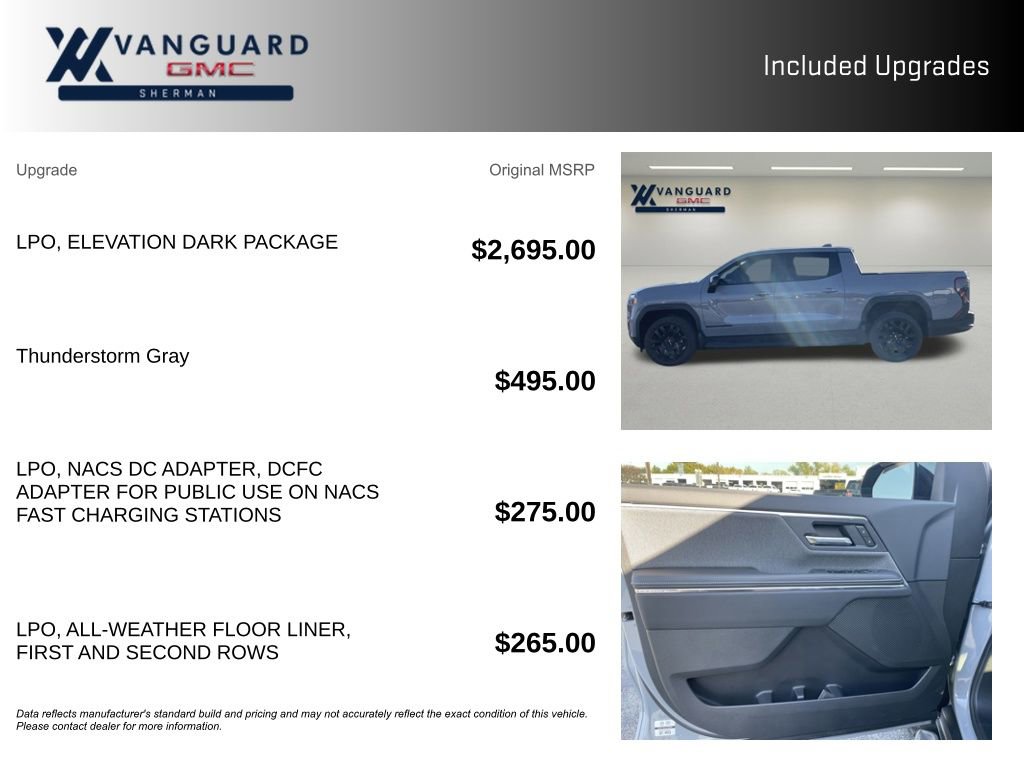 New 2026 GMC Sierra EV Elevation w/ LPO, Elevation Dark Package image 9