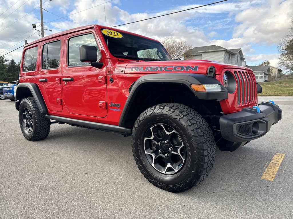 Used 2022 Jeep Wrangler Unlimited Rubicon 4xe w/ Cold Weather Group AWD/4WD image 3
