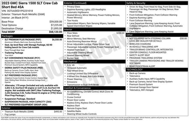 Used 2023 GMC Sierra 1500 SLT w/ SLT Premium Plus Package image 7