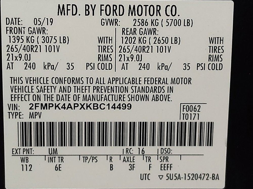 Used 2019 Ford Edge ST w/ Equipment Group 401A image 33