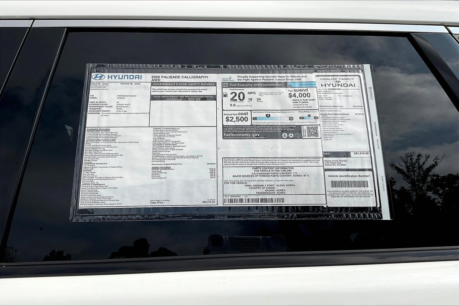 New 2026 Hyundai Palisade Calligraphy image 14