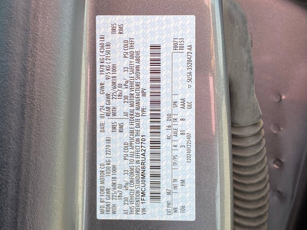 Used 2024 Ford Escape ST-Line image 32