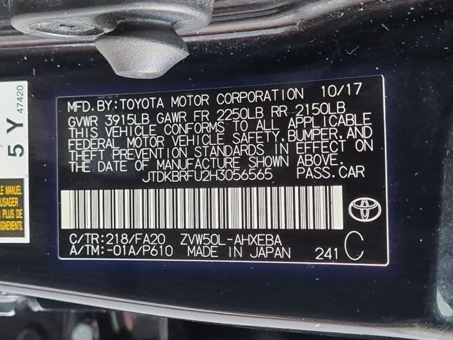 Used 2017 Toyota Prius Two w/ Prius Two Safety Plus Package FWD image 28