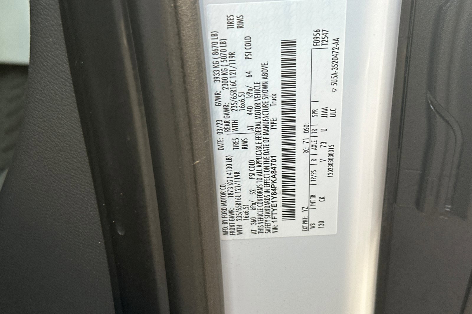 Certified 2023 Ford Transit 150 Low Roof image 24