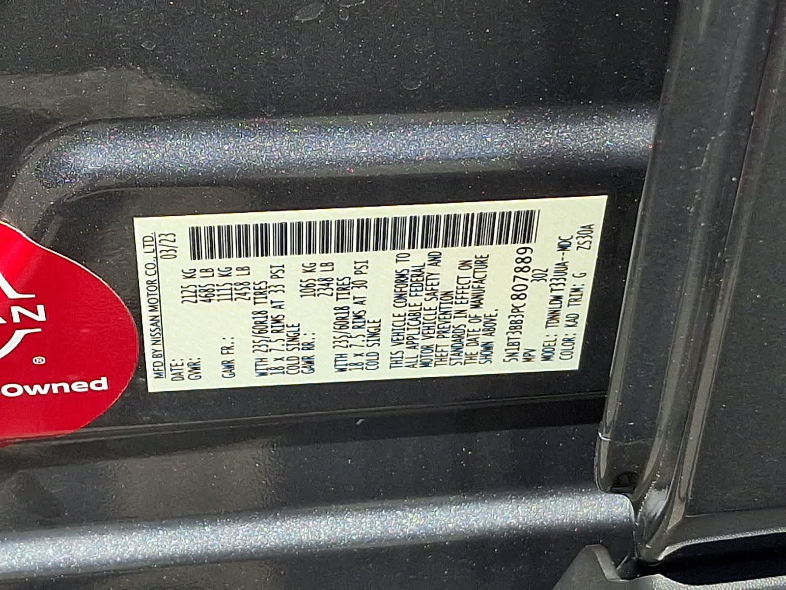 Used 2023 Nissan Rogue SV AWD/4WD image 25