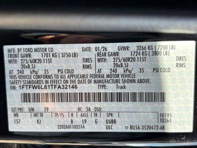 New 2026 Ford F150 King Ranch w/ Equipment Group 601A High image 28