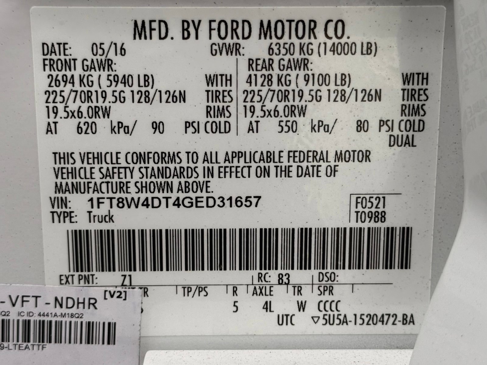 Used 2016 Ford F450 XL w/ Power Equipment Group AWD/4WD image 50