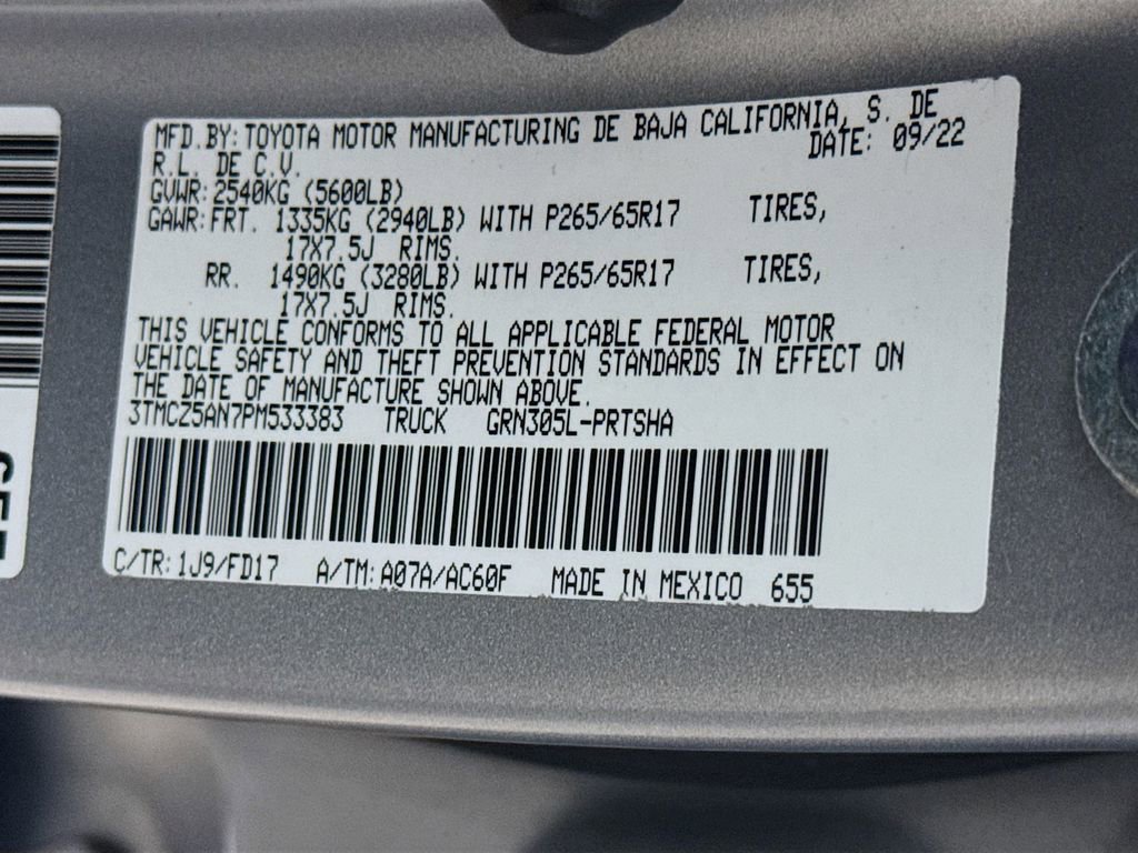 Used 2023 Toyota Tacoma TRD Sport AWD/4WD image 28