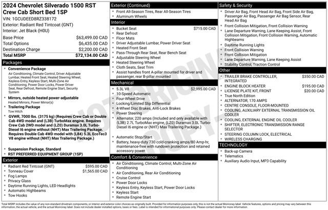 Used 2024 Chevrolet Silverado 1500 RST AWD/4WD image 33
