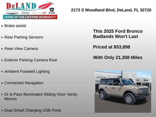 Used 2025 Ford Bronco Badlands image 19