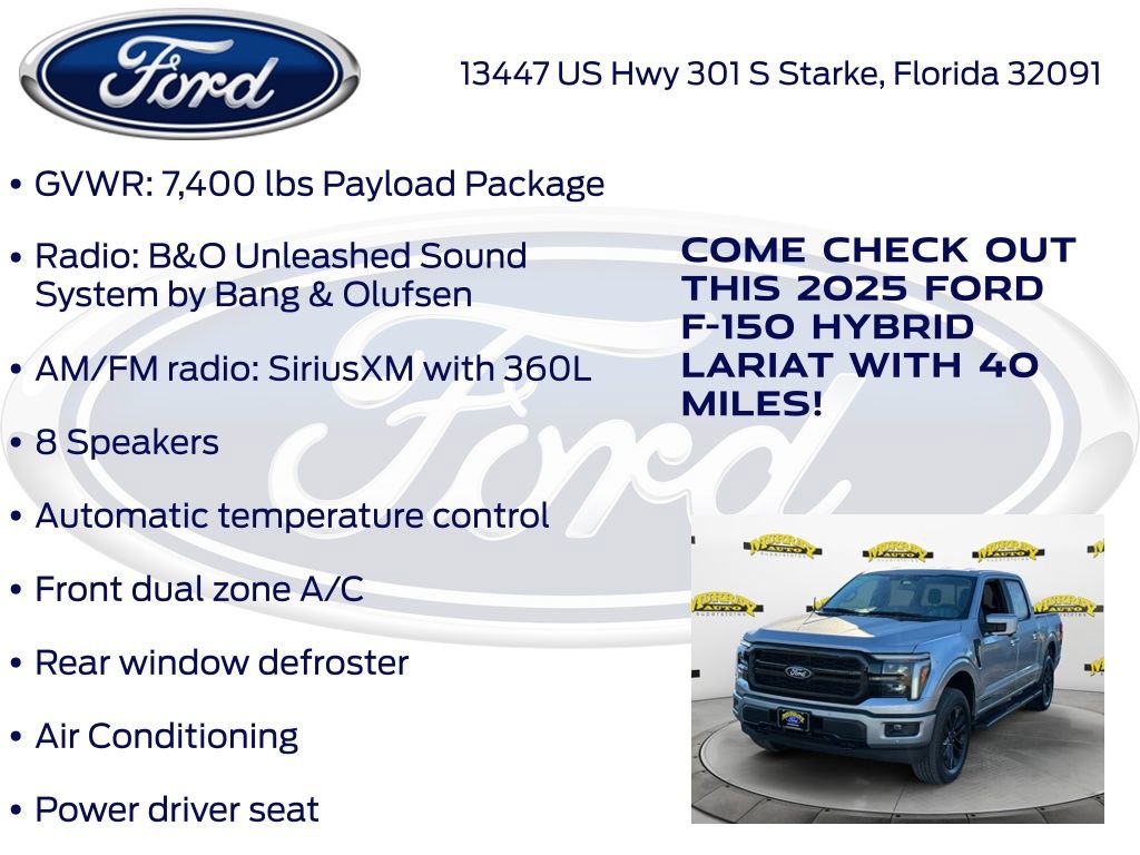 New 2025 Ford F150 Lariat w/ Equipment Group 502A High image 30