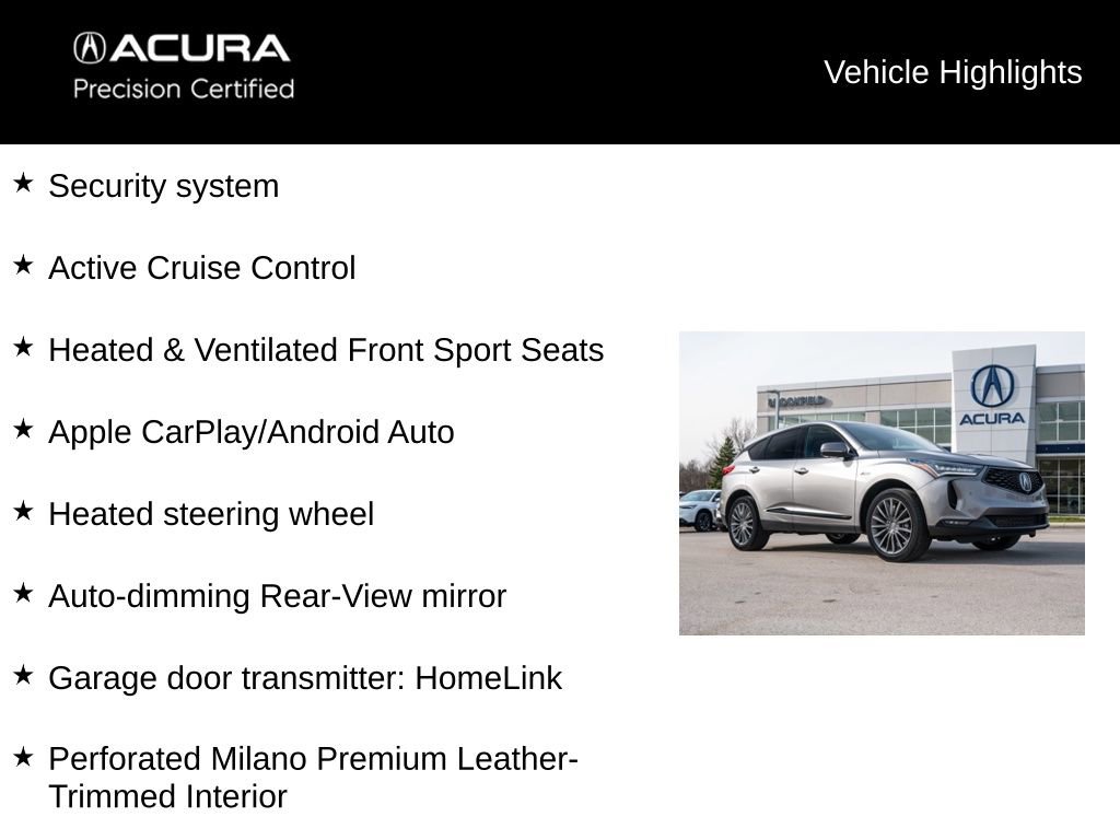Certified 2023 Acura RDX AWD w/ A-Spec & Advance Pkg image 17