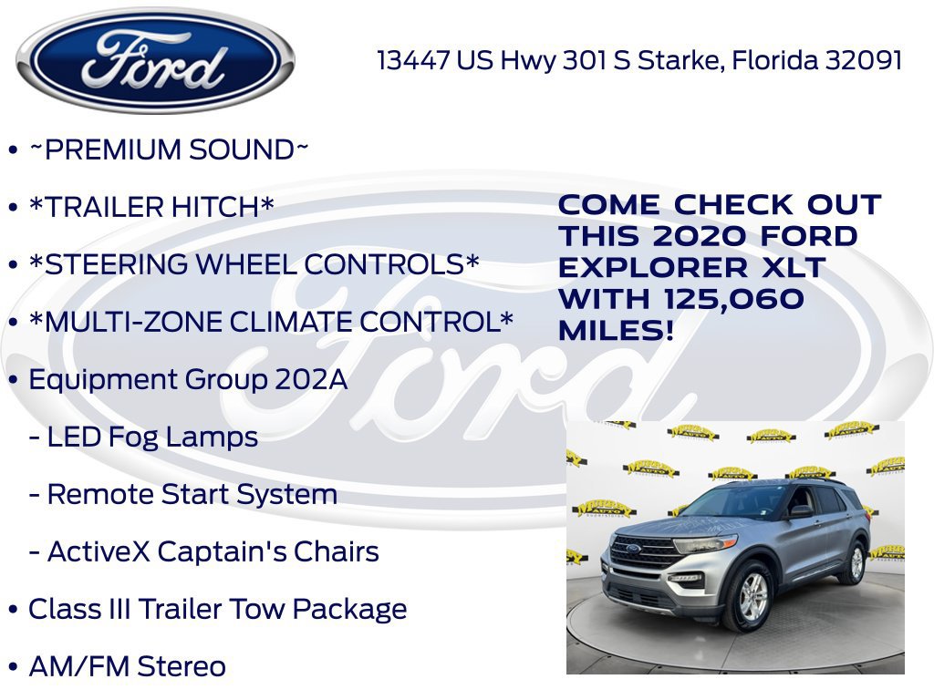 Used 2020 Ford Explorer XLT w/ Equipment Group 202A RWD image 15