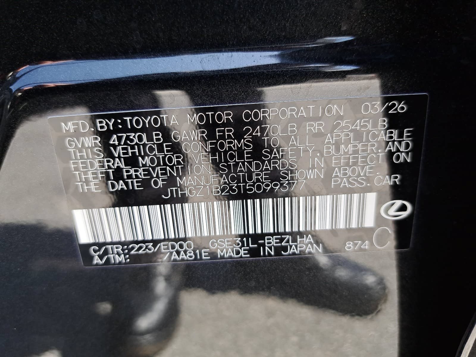 Used 2026 Lexus IS 350 F Sport RWD image 38
