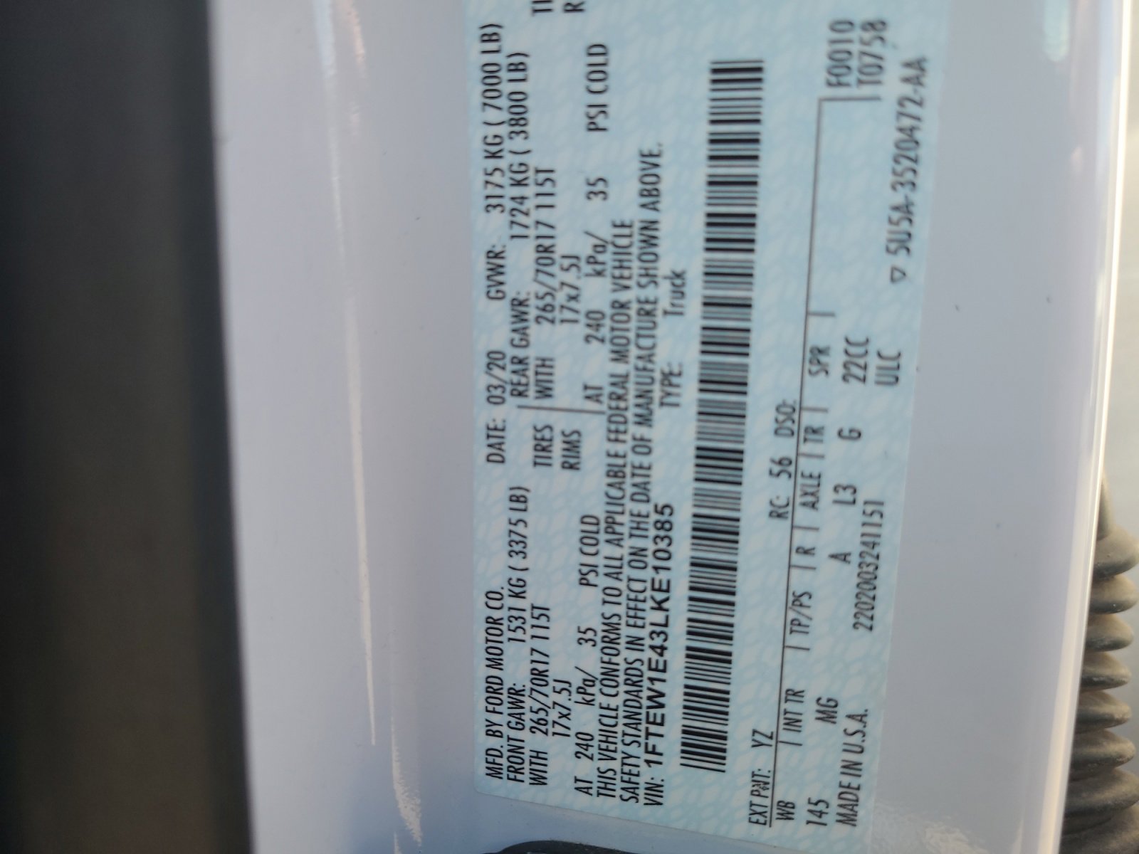 Used 2020 Ford F150 XLT image 34