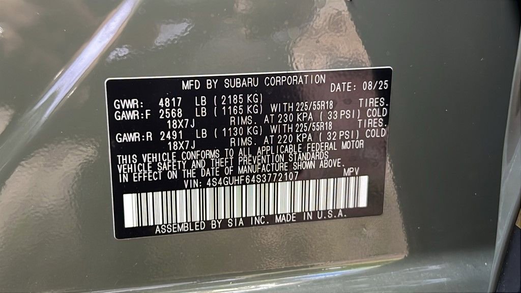 New 2025 Subaru Crosstrek 2.5i Sport image 31