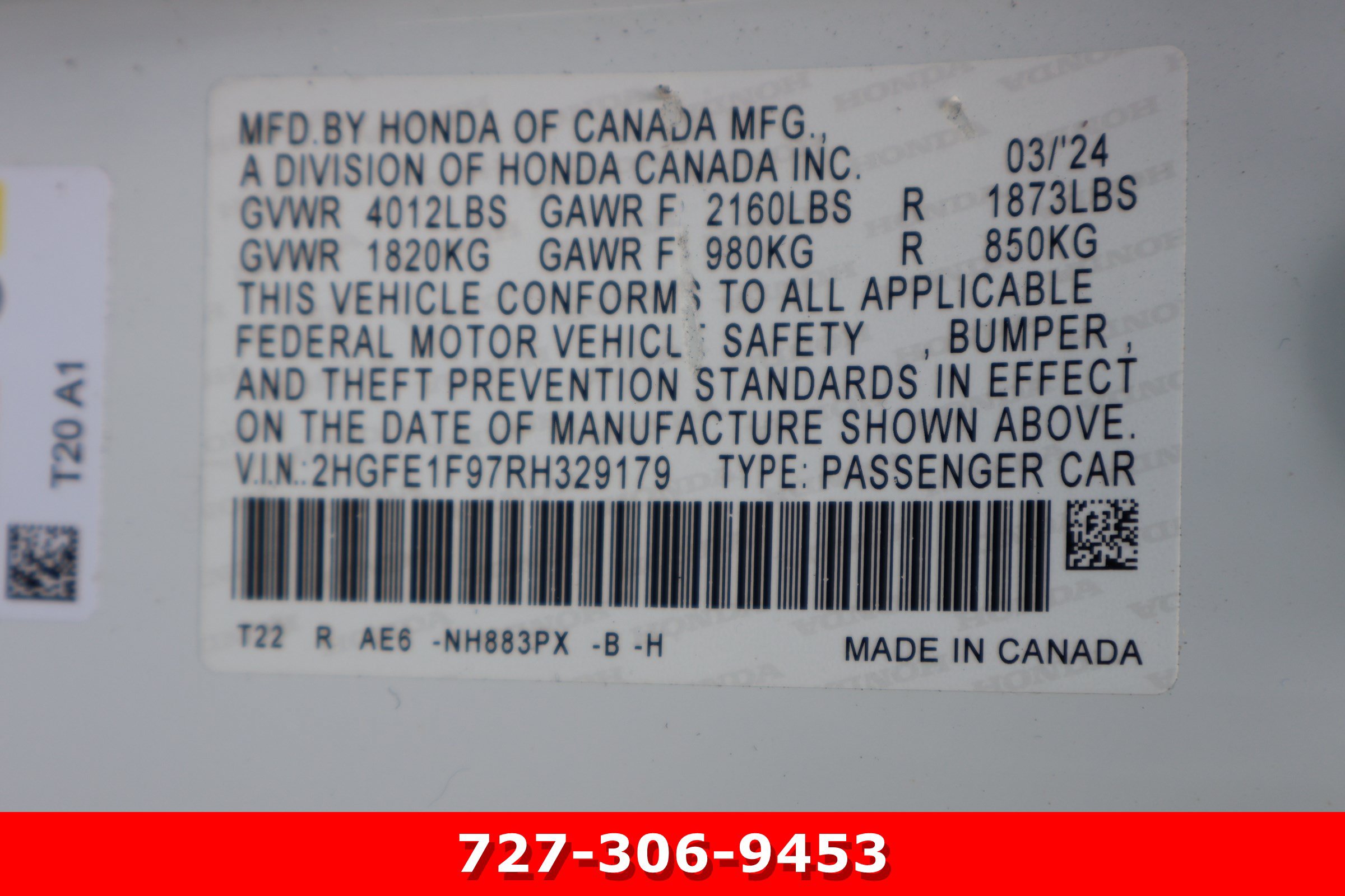 Used 2024 Honda Civic Touring image 30