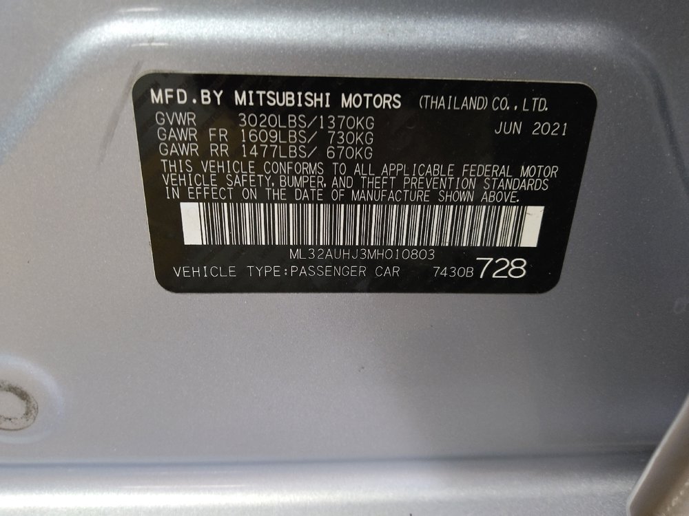 Used 2021 Mitsubishi Mirage ES image 33