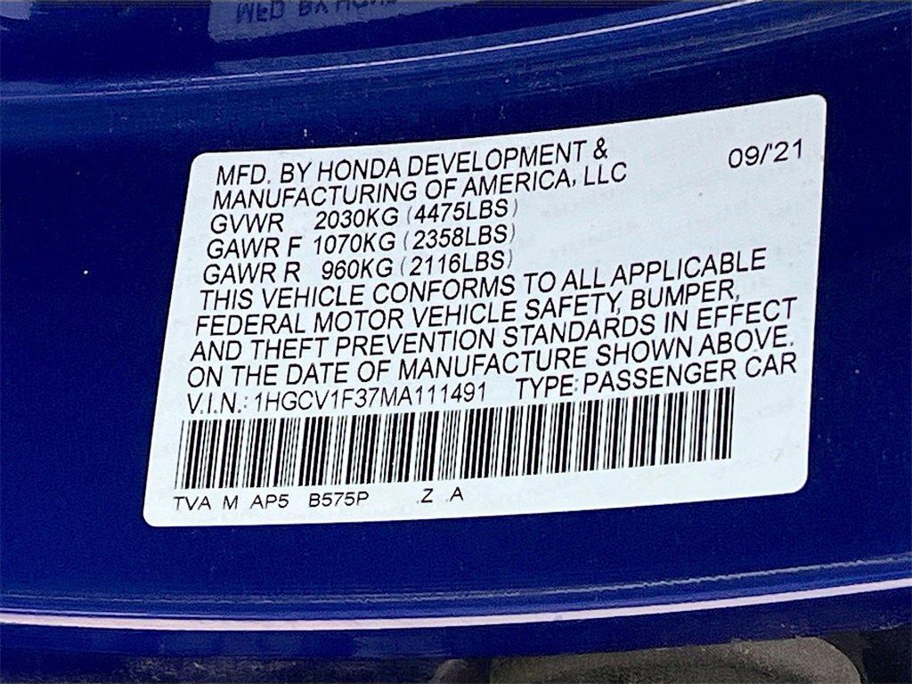 Used 2021 Honda Accord Sport image 31