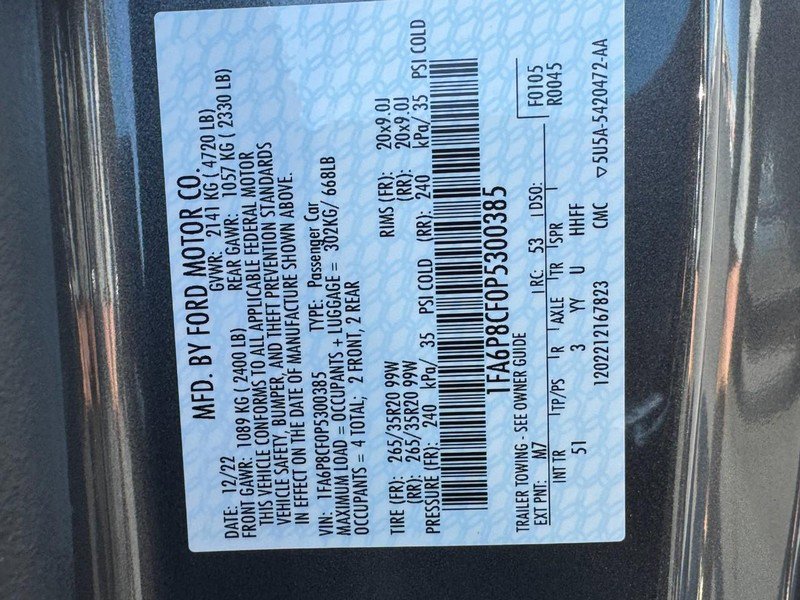 Used 2023 Ford Mustang GT Premium w/ Equipment Group 401A RWD image 27
