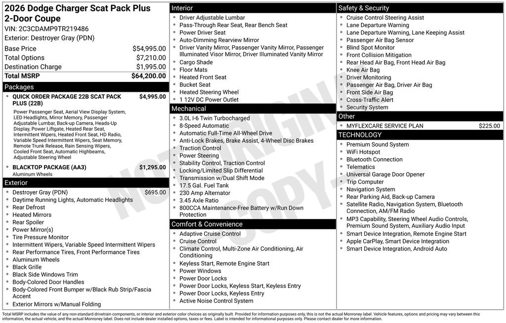 New 2026 Dodge Charger Scat Pack AWD/4WD image 32