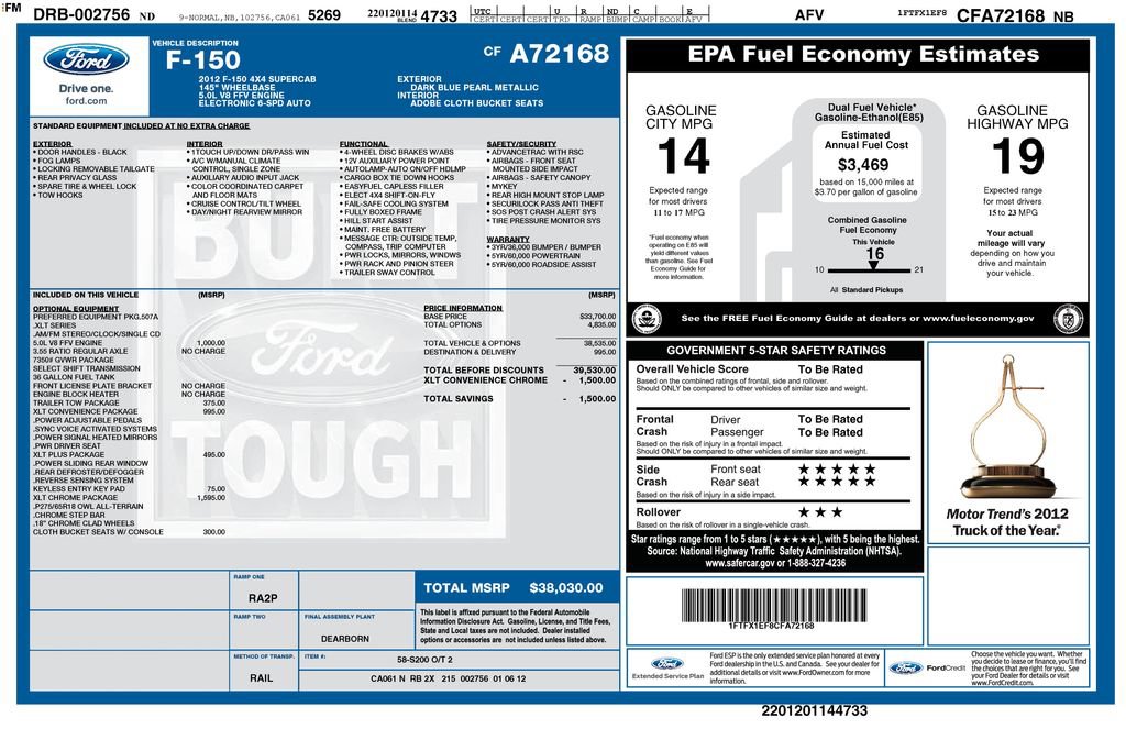 Used 2012 Ford F150 XLT w/ XLT Chrome Pkg AWD/4WD image 36