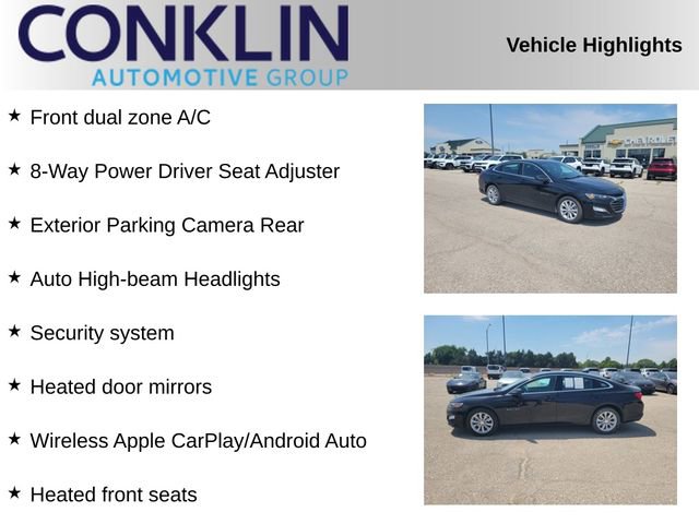 Used 2025 Chevrolet Malibu LT FWD image 2