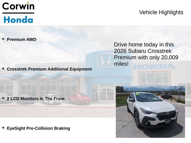 Used 2026 Subaru Crosstrek 2.5i Premium AWD/4WD image 6