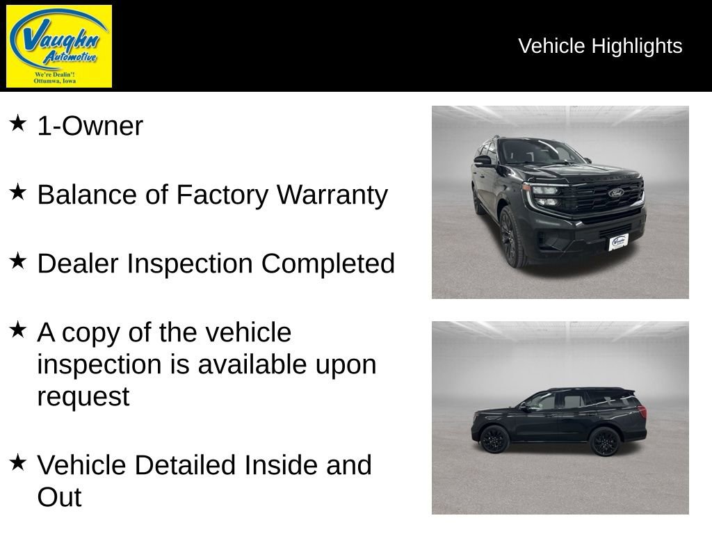 Used 2025 Ford Expedition Platinum w/ Stealth Appearance Package AWD/4WD video 2