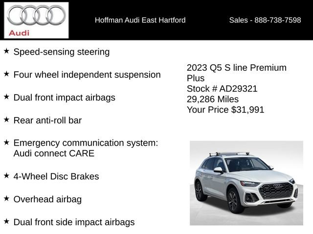 Certified 2023 Audi Q5 2.0T Premium Plus w/ Premium Plus Package AWD/4WD image 36