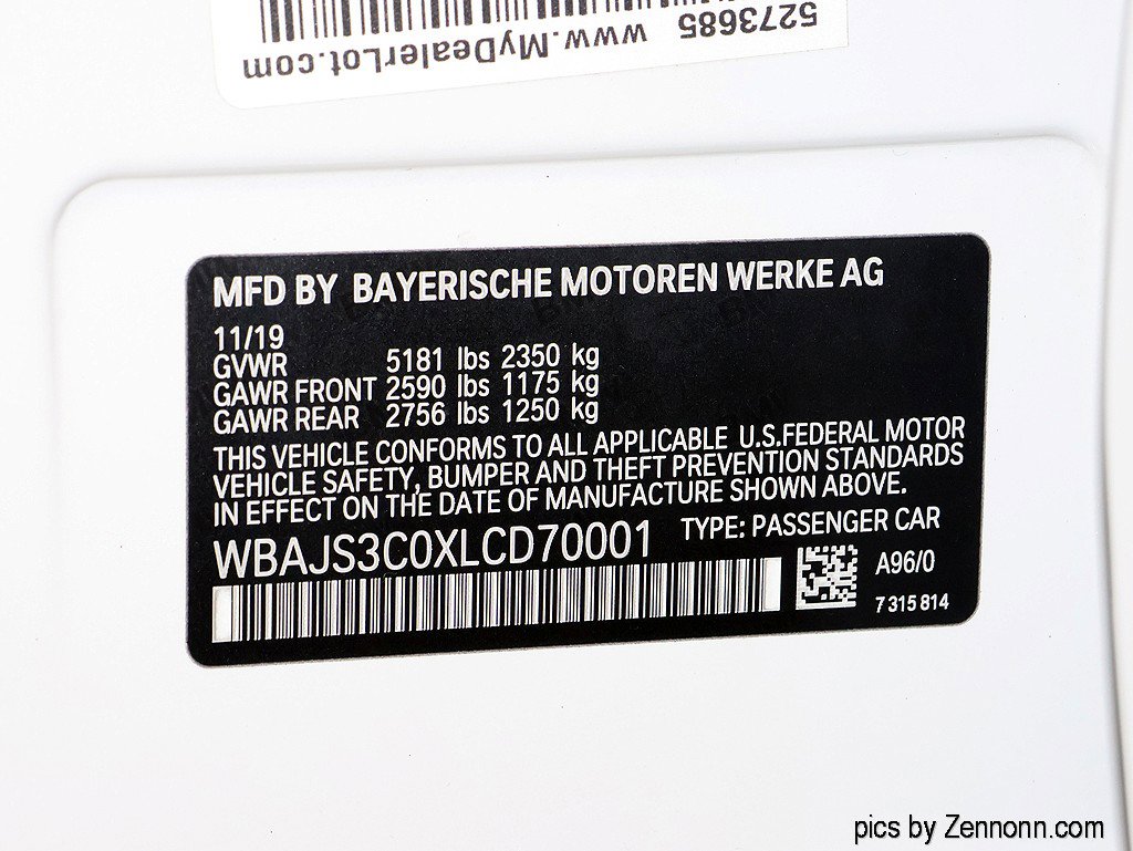 Used 2020 BMW 540i xDrive w/ Premium Package image 42