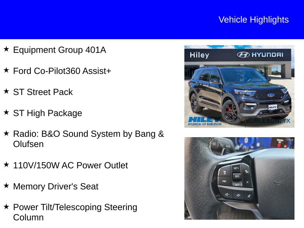 Used 2023 Ford Explorer ST w/ Equipment Group 401A AWD/4WD image 9
