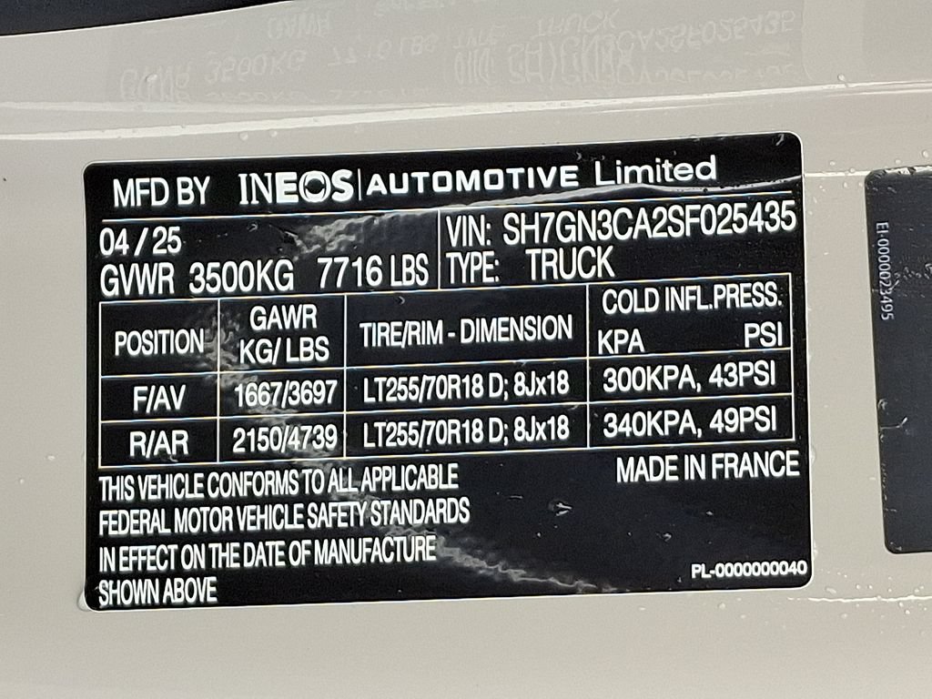 New 2025 INEOS Grenadier AWD/4WD image 8
